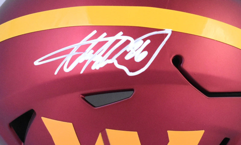 Adrian Peterson Signed Washington Commanders Mid-Size SpeedFlex Helmet
