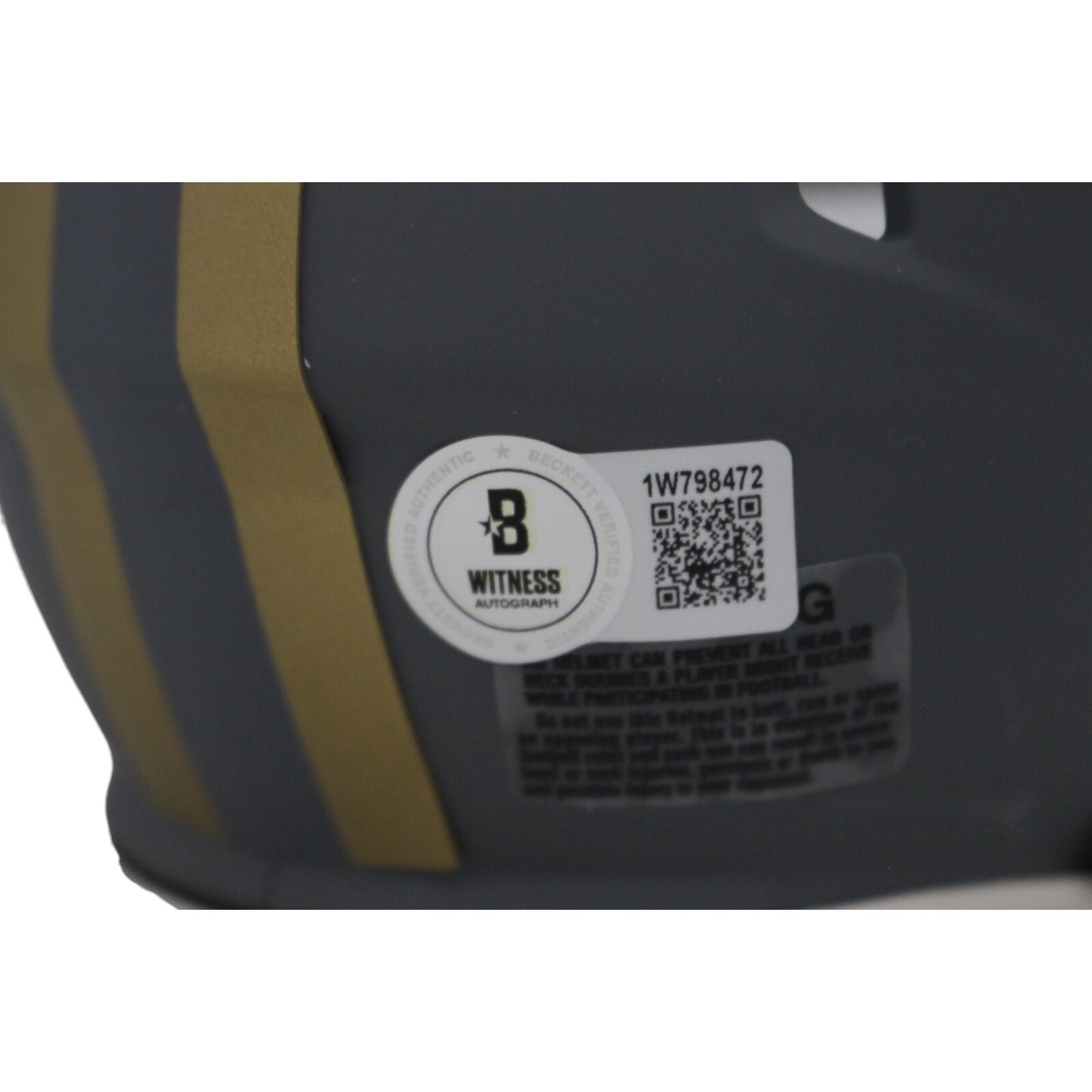 Patrick Willis Autographed San Francisco 49ers Slate Mini Helmet (HOF 24)
