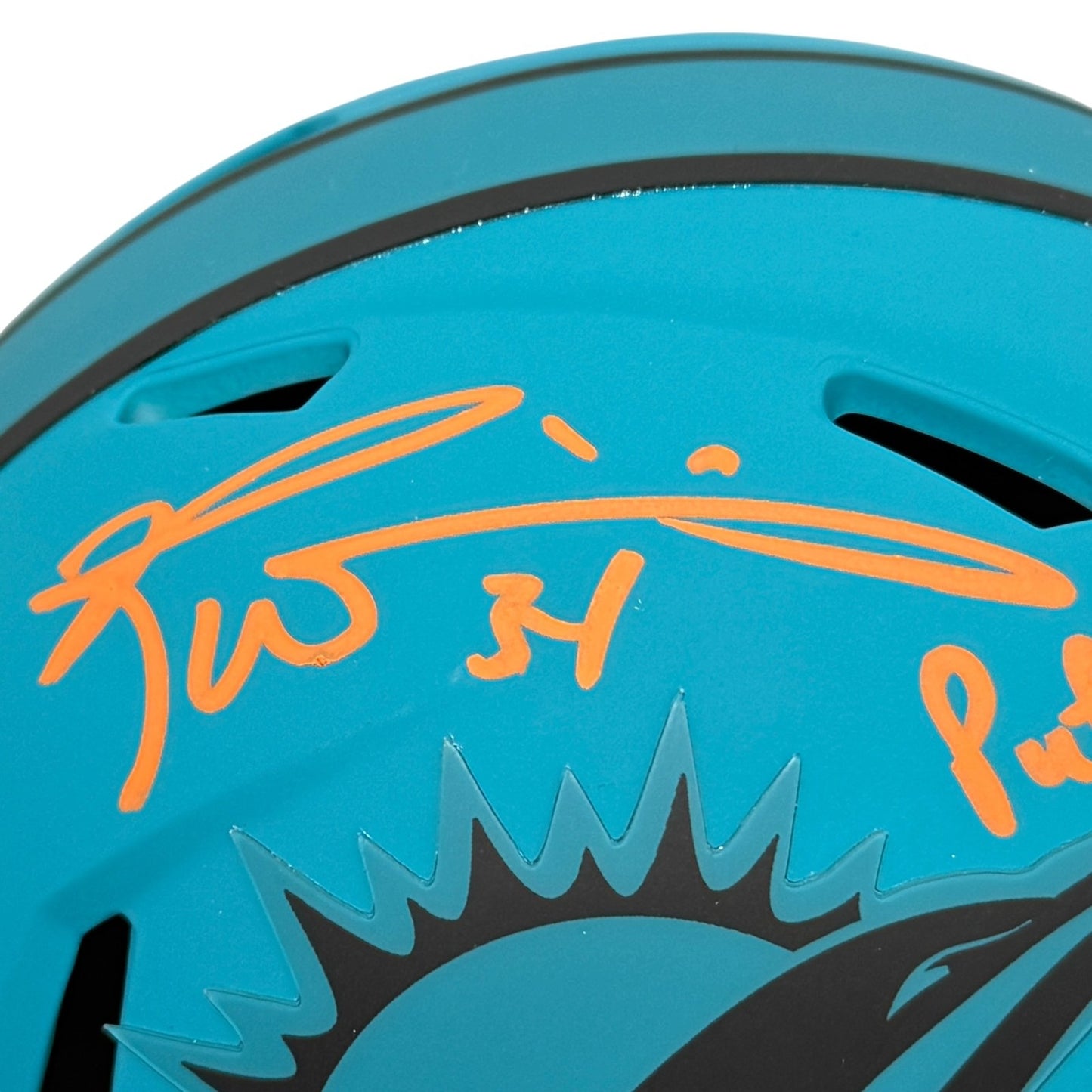 Ricky Williams Signed Miami Dolphins Rave Mini Helmet Puff Puff Run JSA COA