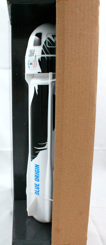 Michael Strahan Signed Blue Origin Mini Rocket - Black