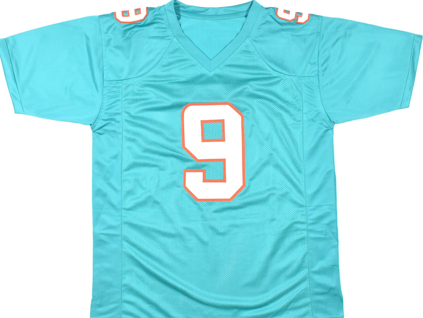 Jonnu Smith Autographed Miami Dolphins Teal Custom Jersey