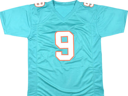 Jonnu Smith Autographed Miami Dolphins Teal Custom Jersey