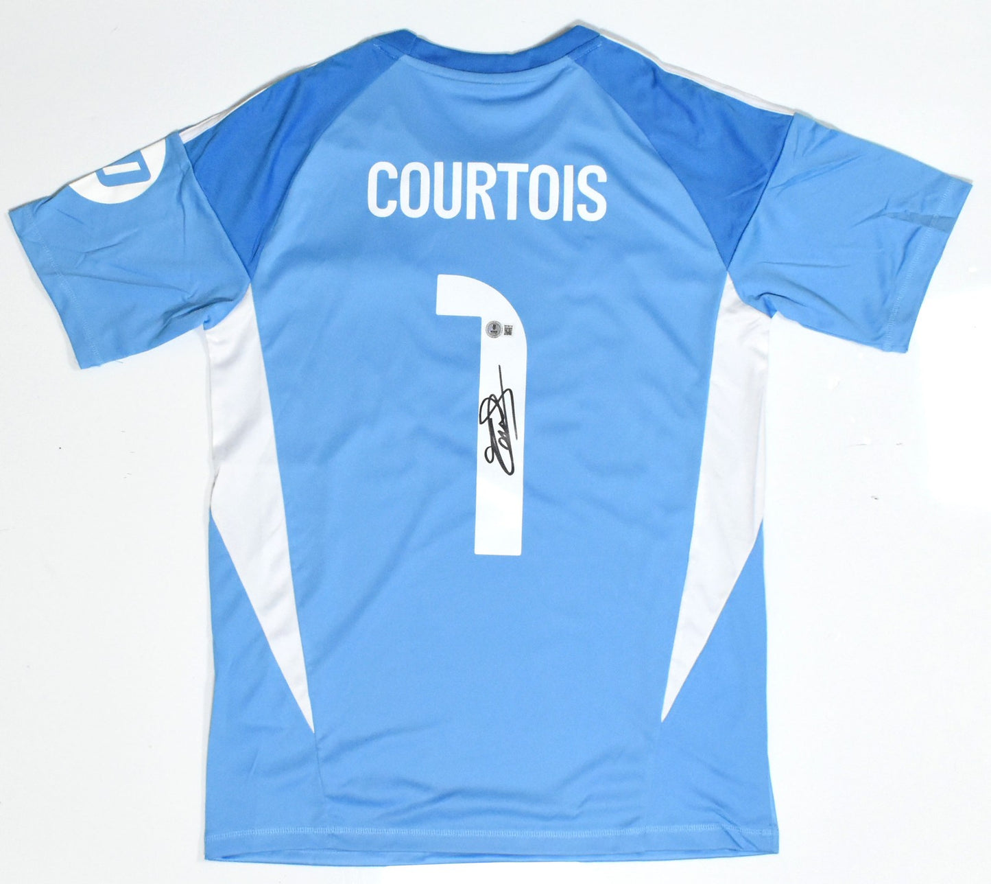 Thibaut Courtois Autographed Real Madrid Home Jersey