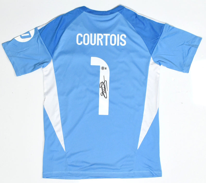 Thibaut Courtois Autographed Real Madrid Home Jersey