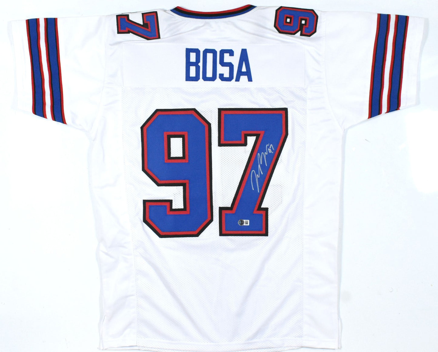 Joey Bosa Autographed White Custom Football Jersey