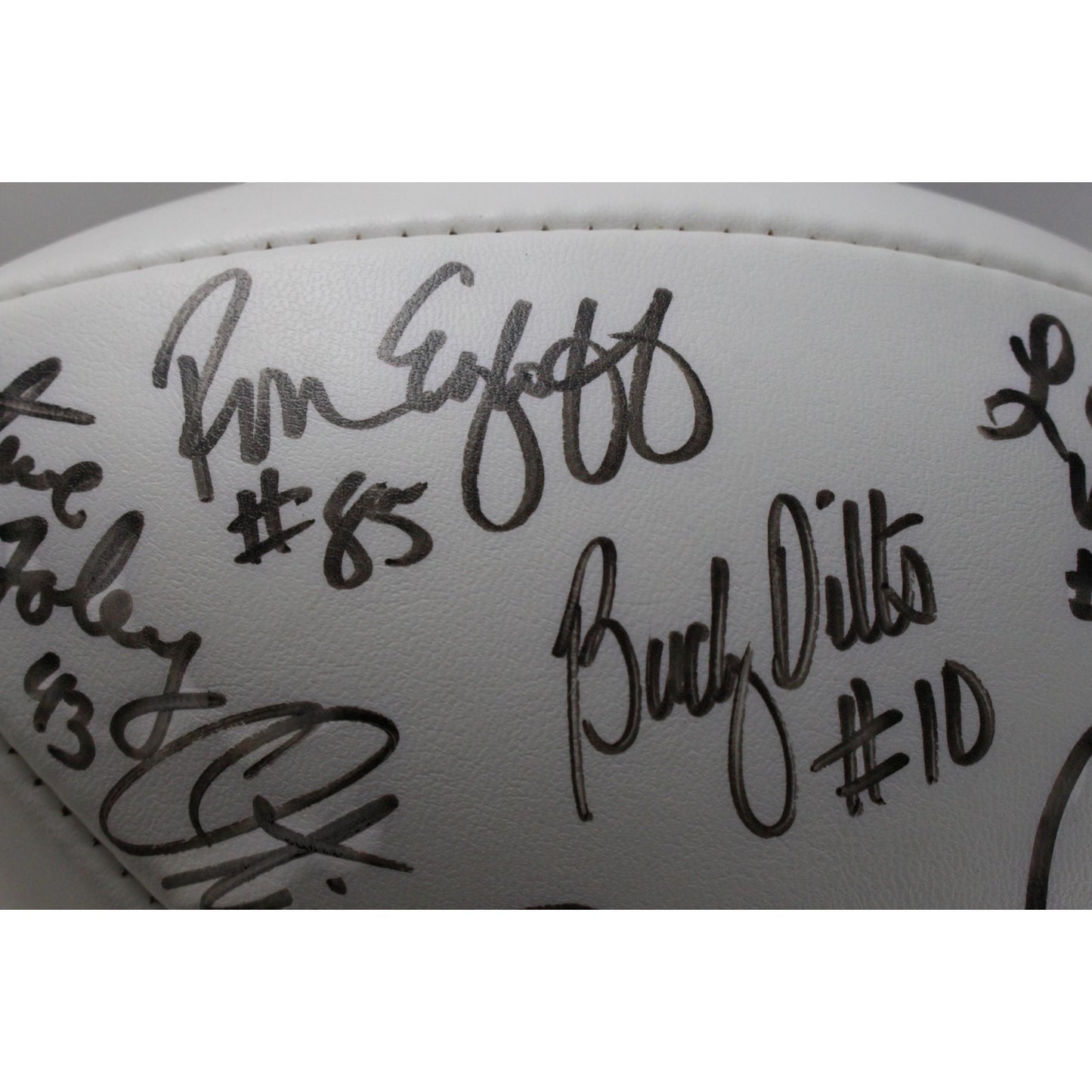 1977 Denver Broncos Team Signed Multi-Signature Football (15 Sigs)
