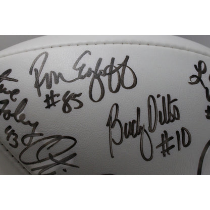 1977 Denver Broncos Team Signed Multi-Signature Football (15 Sigs)