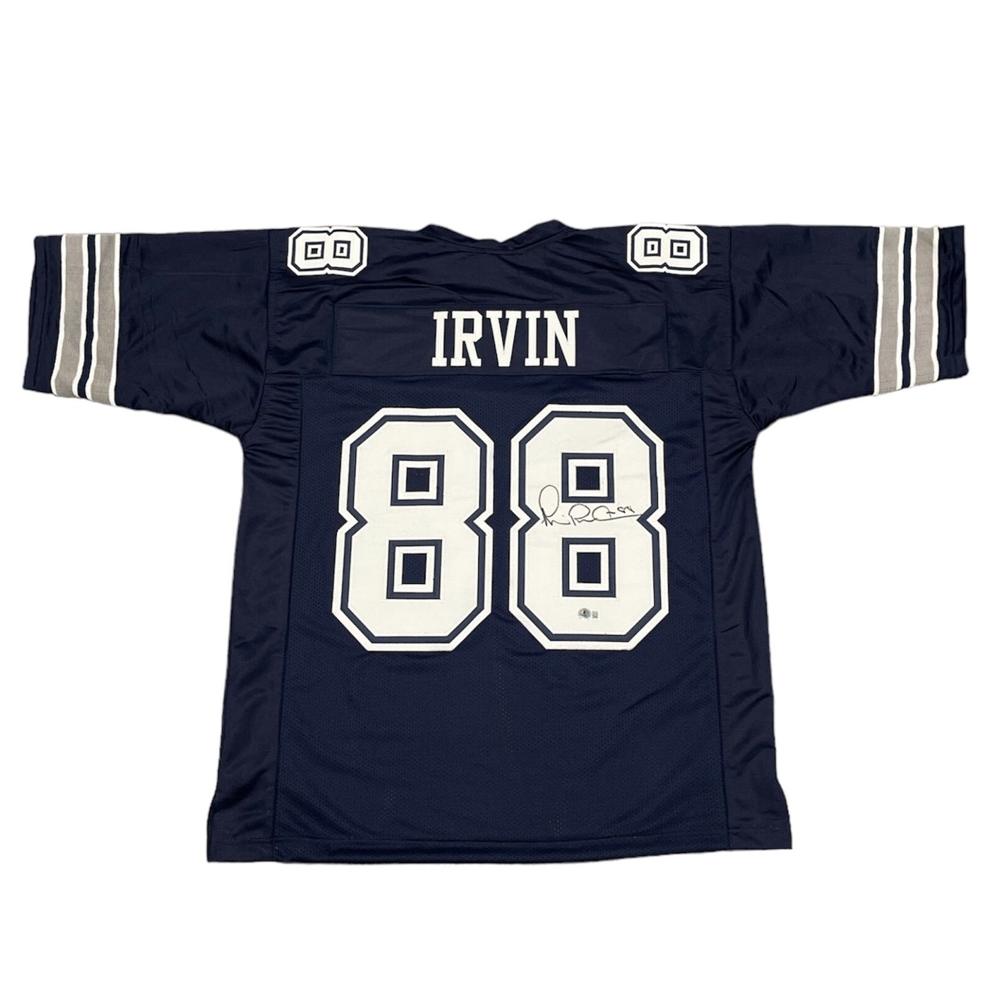Michael Irvin Signed Dallas Cowboys Custom Football Jersey (Beckett COA)