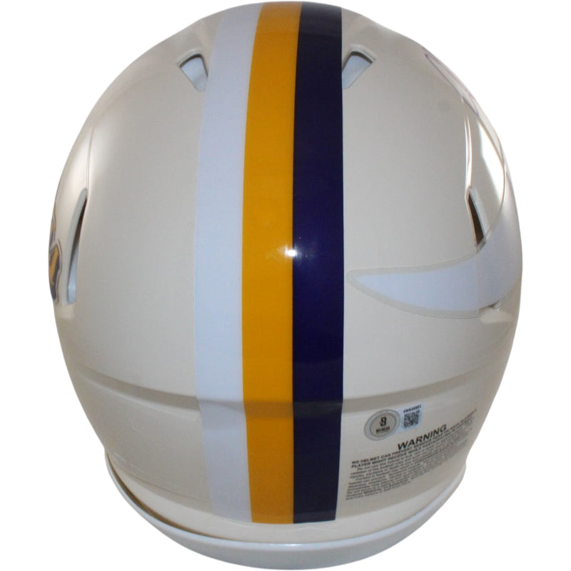 Justin Jefferson Minnesota Vikings Full Size Authentic Pro Retro Helmet