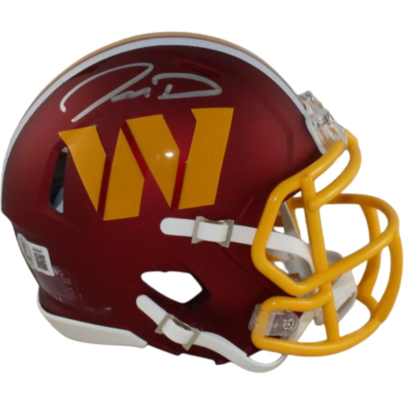 Jayden Daniels Signed Washington Commanders 2025 Alternate Mini Helmet