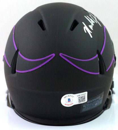 Randall Cunningham Autographed Minnesota Vikings Eclipse Mini Helmet