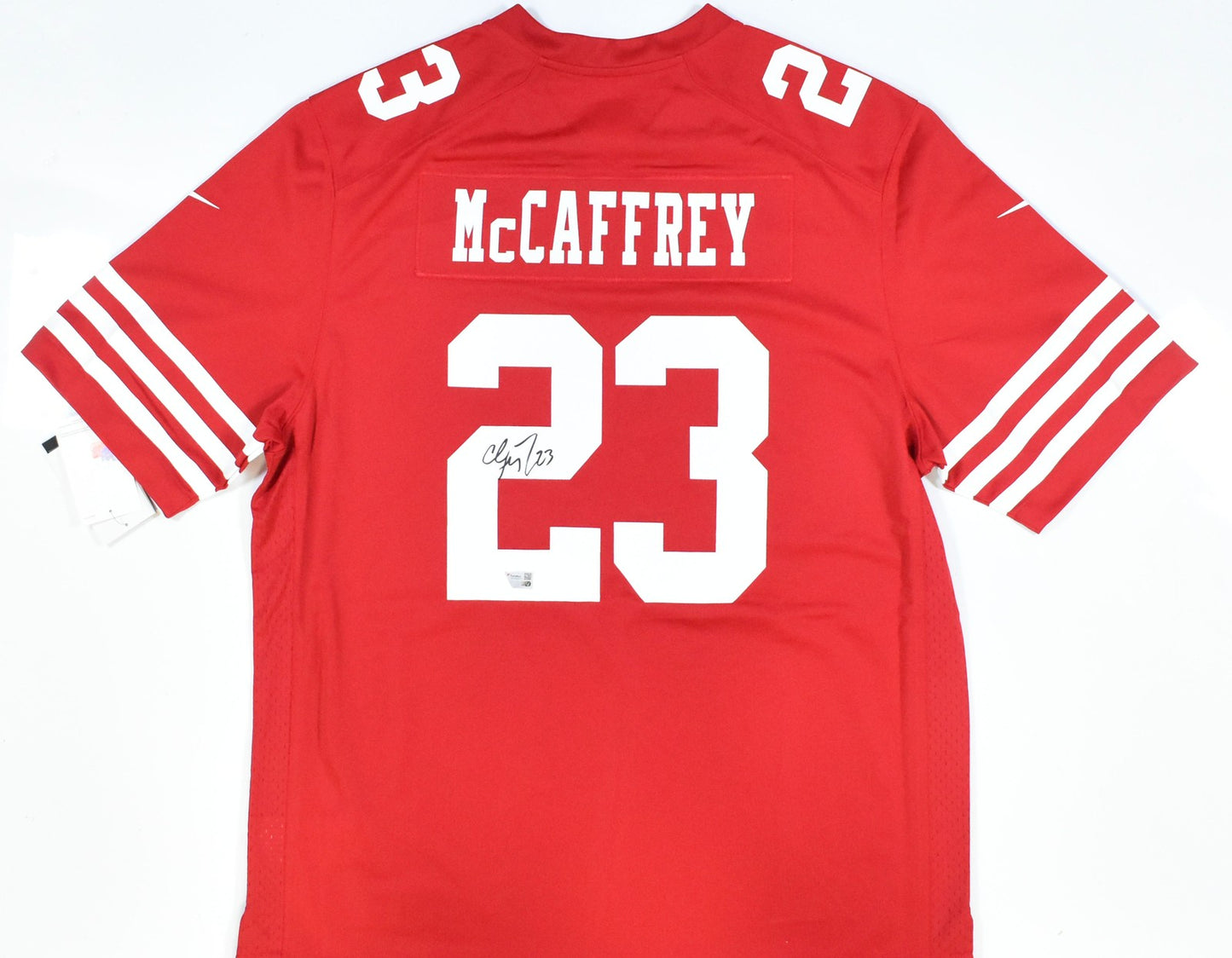 Christian McCaffrey Autographed San Francisco 49ers Nike Game Jersey