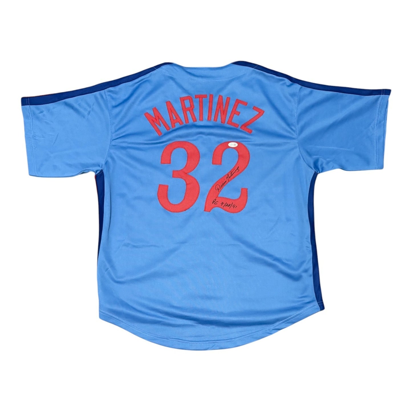 Dennis Martinez Signed Montreal Expos Custom Jersey - PG 7/28/92