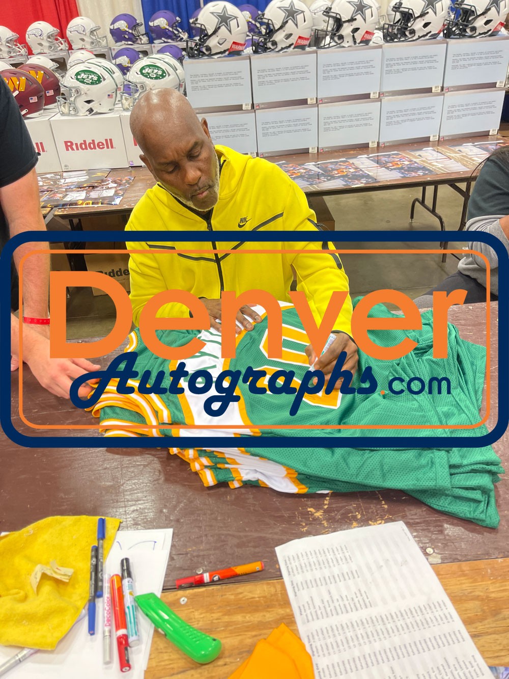 Gary Payton Autographed Pro Style Green Custom Jersey