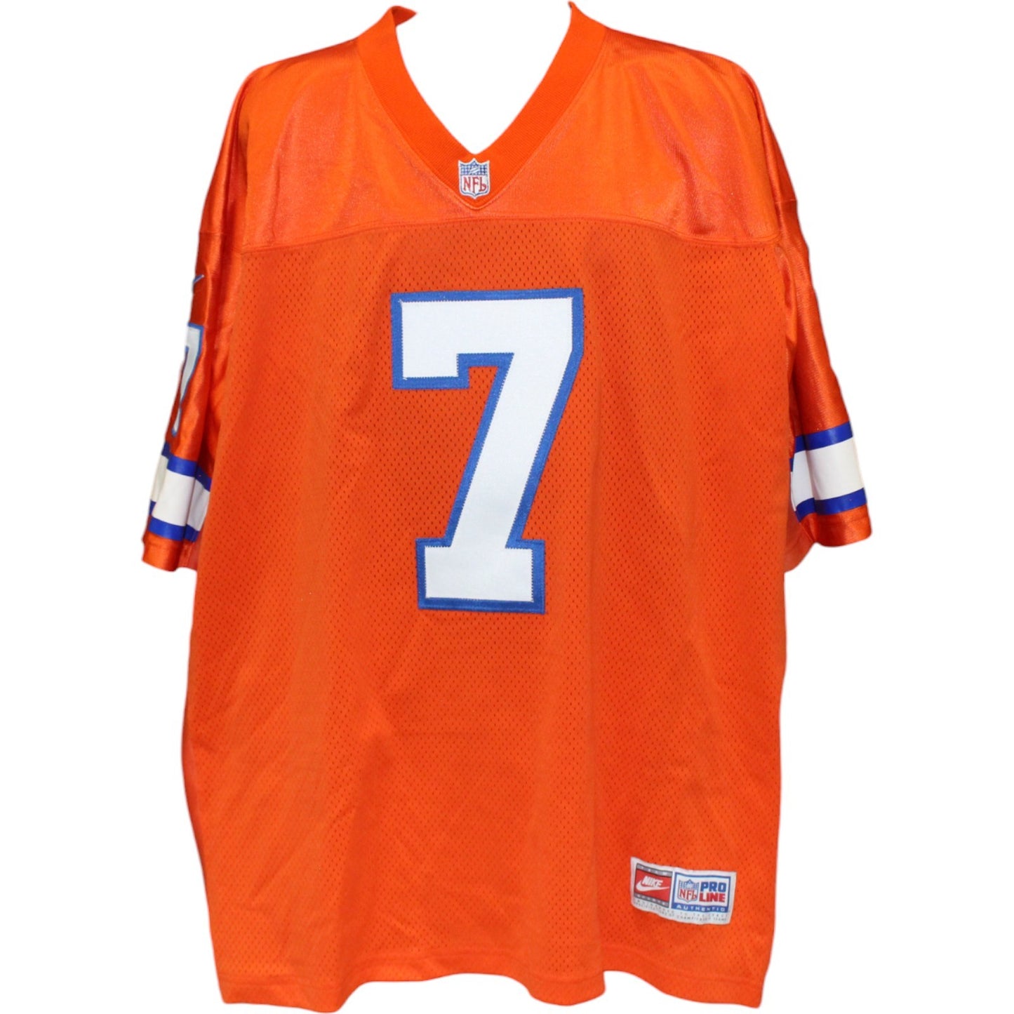 John Elway Autographed Denver Broncos Wilson Orange Jersey