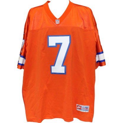 John Elway Autographed Denver Broncos Wilson Orange Jersey