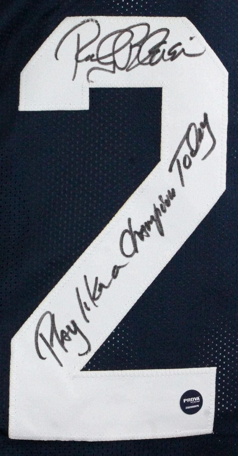 Rocky Bleier Signed Notre Dame Style Jersey - Play Like A Champion
