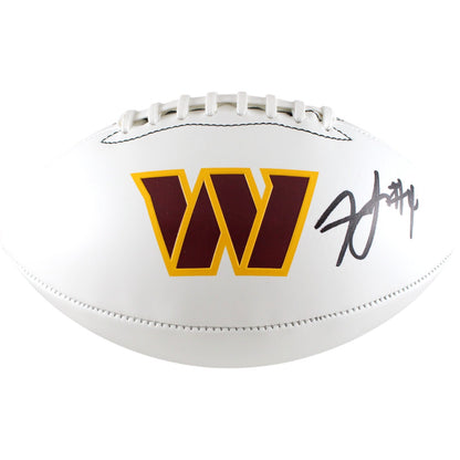 Frankie Luvu Autographed Washington Commanders Logo Football