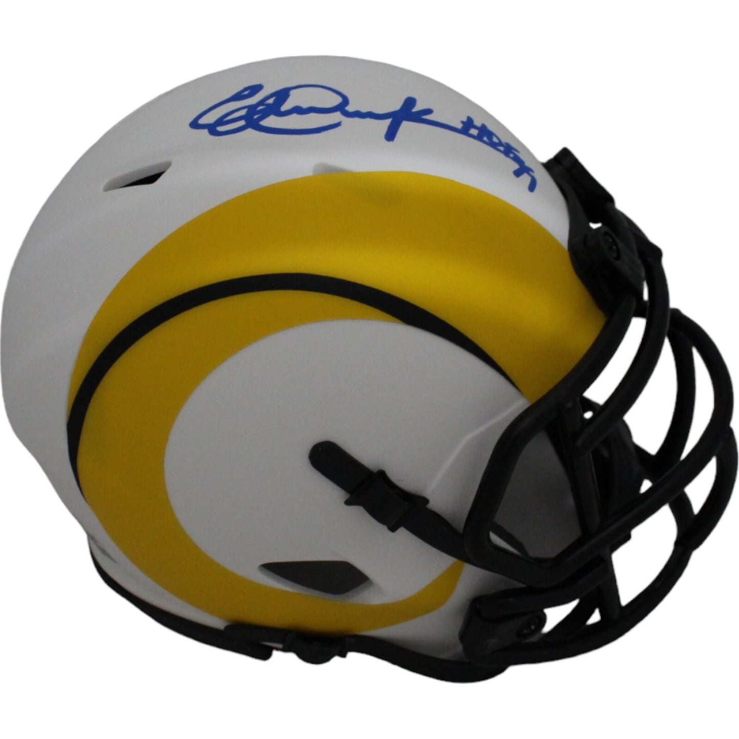 Eric Dickerson Signed Los Angeles Rams Lunar Eclipse Mini Helmet (HOF)