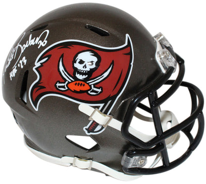Ronde Barber Signed Tampa Bay Buccaneers Mini Helmet w/ HOF Inscription