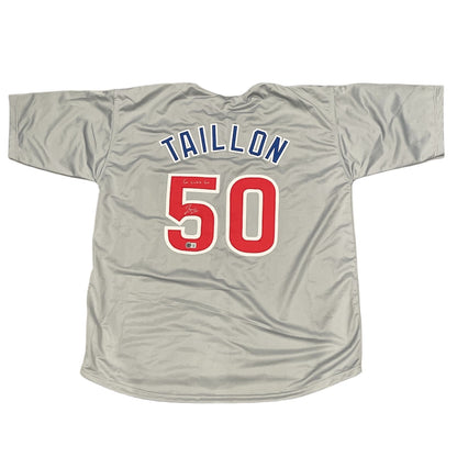 Jameson Taillon Signed Chicago Cubs Custom Jersey (Go Cubs Go)