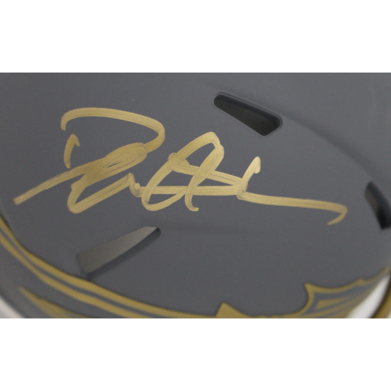 Deion Sanders Signed Florida State Seminoles Slate Mini Helmet