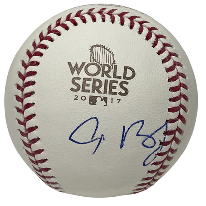 Alex Bregman Signed Houston Astros 2017 World Series Logo Baseball