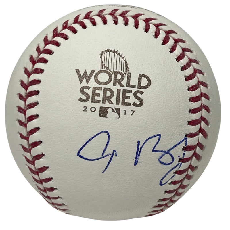 Alex Bregman Signed Houston Astros 2017 World Series Logo Baseball
