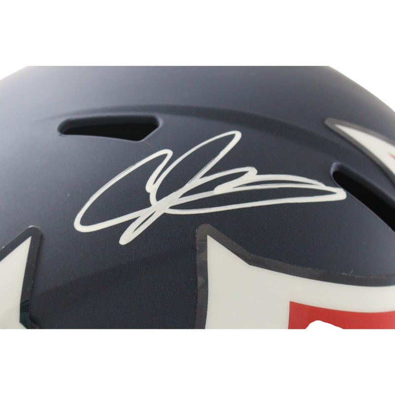 Andre Johnson Houston Texans Autographed Full Size AMP Replica Helmet