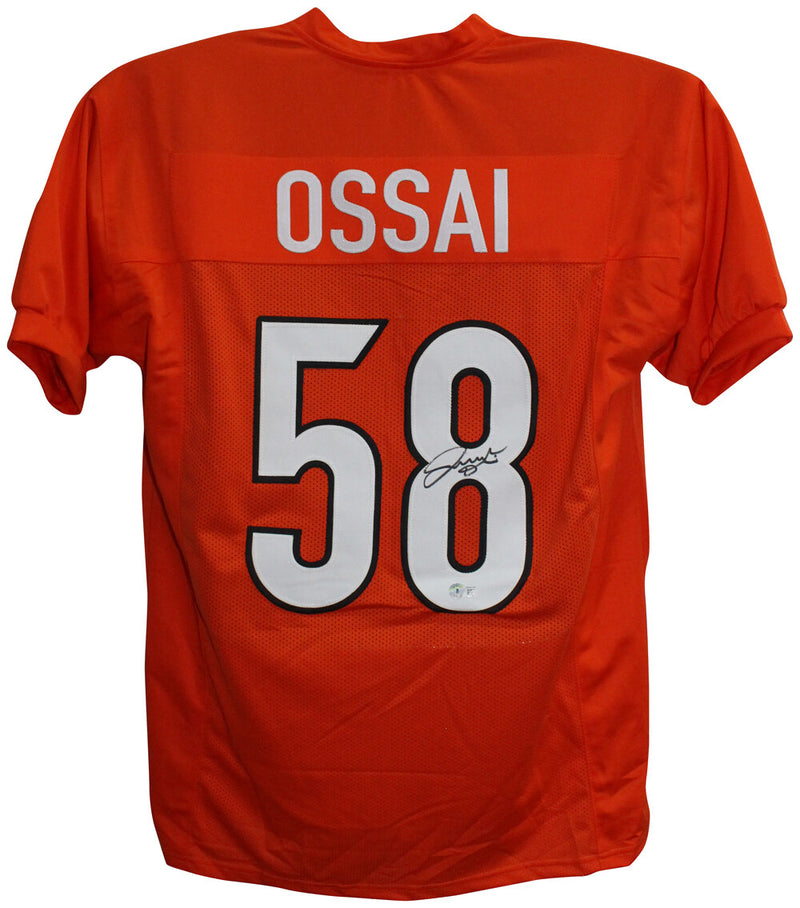 Joseph Ossai Signed Cincinnati Bengals Pro Style Jersey XL Beckett BAS