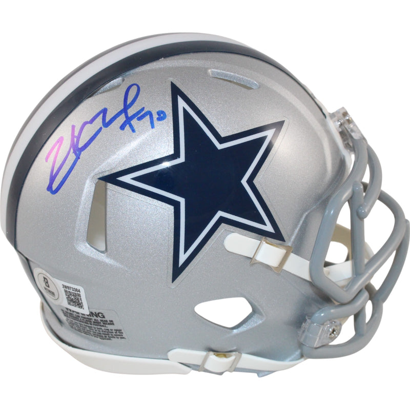 Zack Martin Signed Dallas Cowboys Mini Helmet (Beckett COA)
