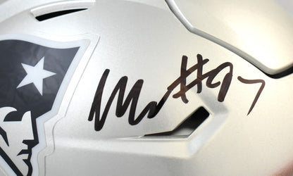 Milton Williams Signed New England Patriots Mid-Size SpeedFlex Helmet