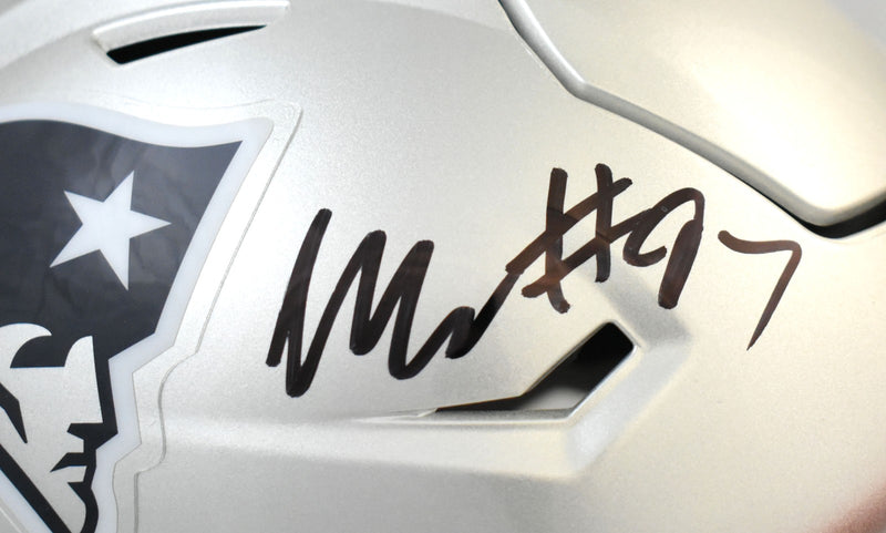 Milton Williams Signed New England Patriots Mid-Size SpeedFlex Helmet
