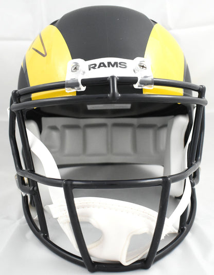 Aaron Donald Autographed Los Angeles Rams Rivalries Full Size Speed Helmet