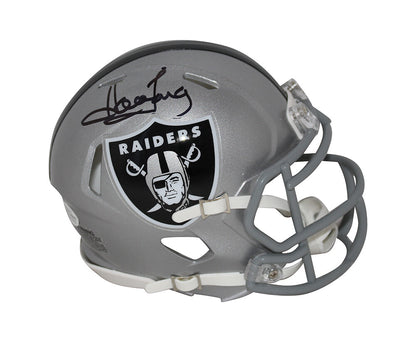 Howie Long Autographed Oakland Raiders Speed Mini Helmet BAS