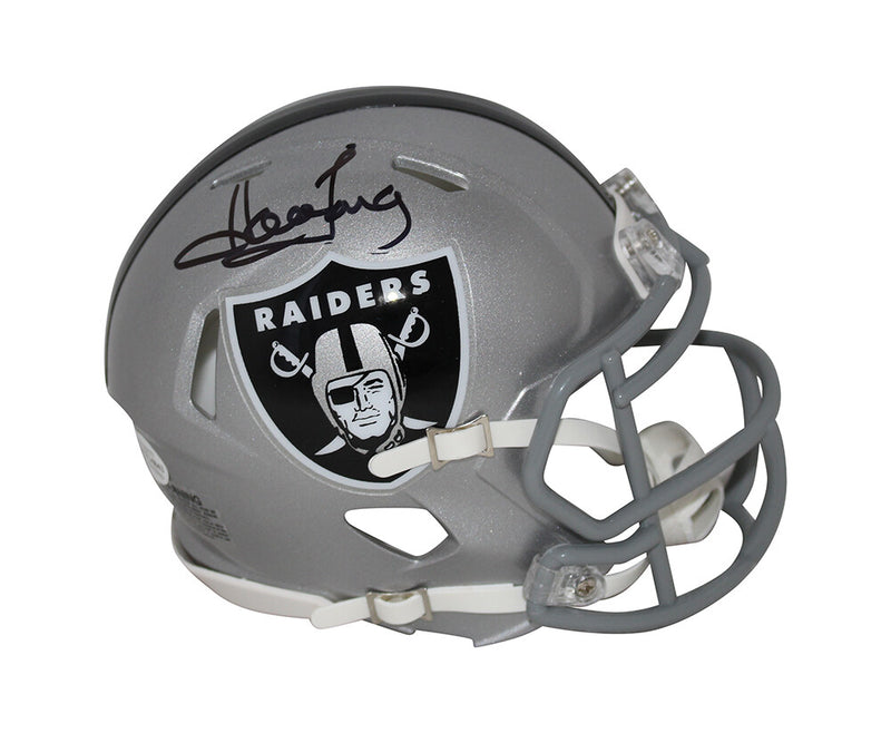 Howie Long Autographed Oakland Raiders Speed Mini Helmet BAS