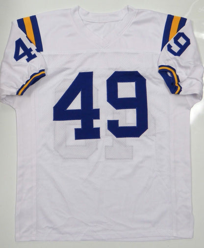 Barkevious Mingo Signed LSU Geaux Tigers Style White Jersey