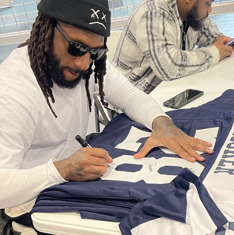 Malik Hooker Dallas Cowboys Signed Custom Jersey "We Dem Boyz"