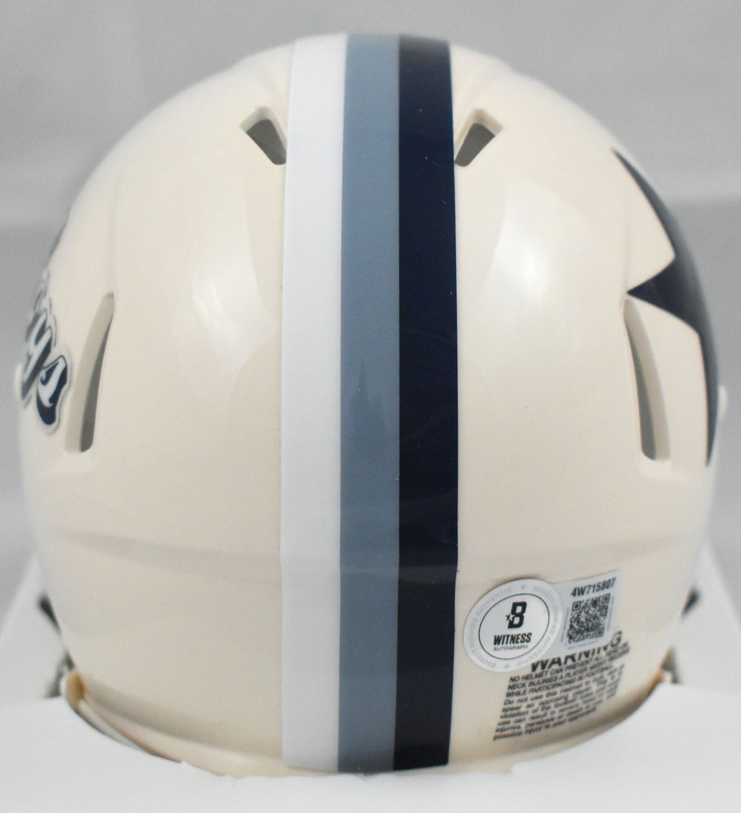Dak Prescott Autographed Dallas Cowboys Retro Speed Mini Helmet