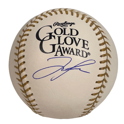 Jose Trevino Signed New York Yankees Rawlings Gold Glove Baseball
