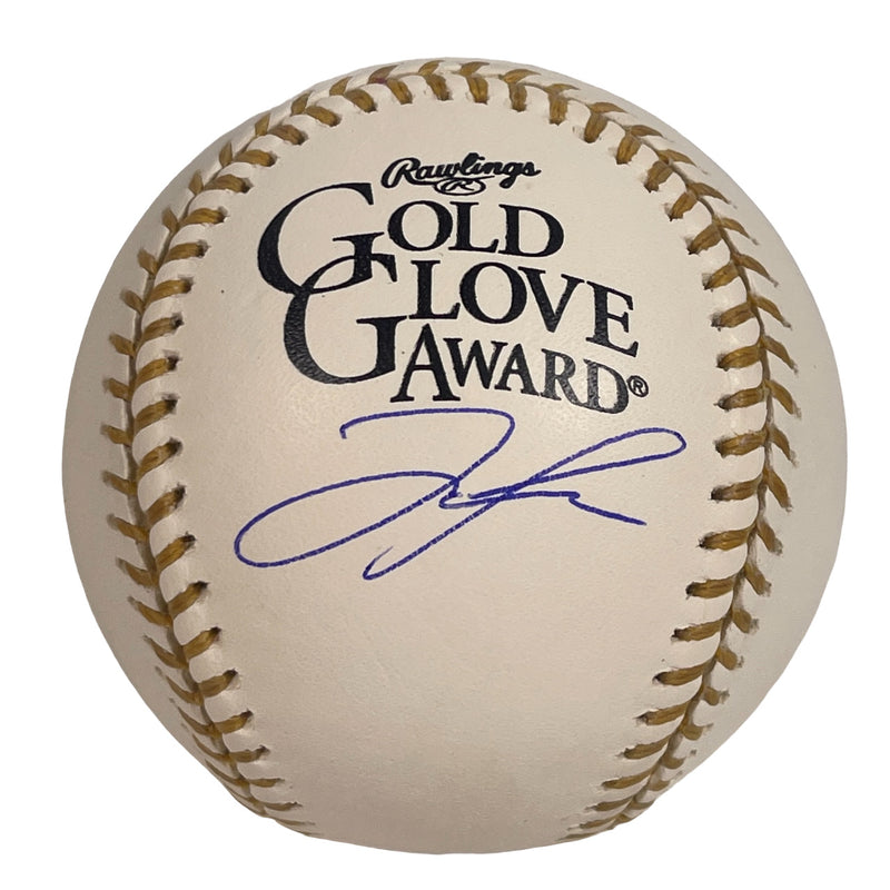Jose Trevino Signed New York Yankees Rawlings Gold Glove Baseball