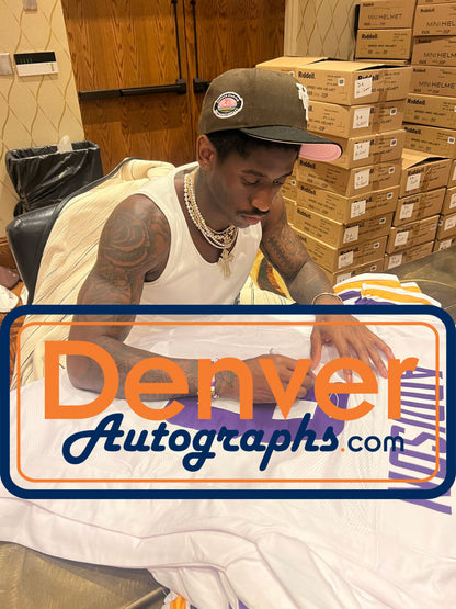Jordan Addison Autographed White Pro Style Jersey