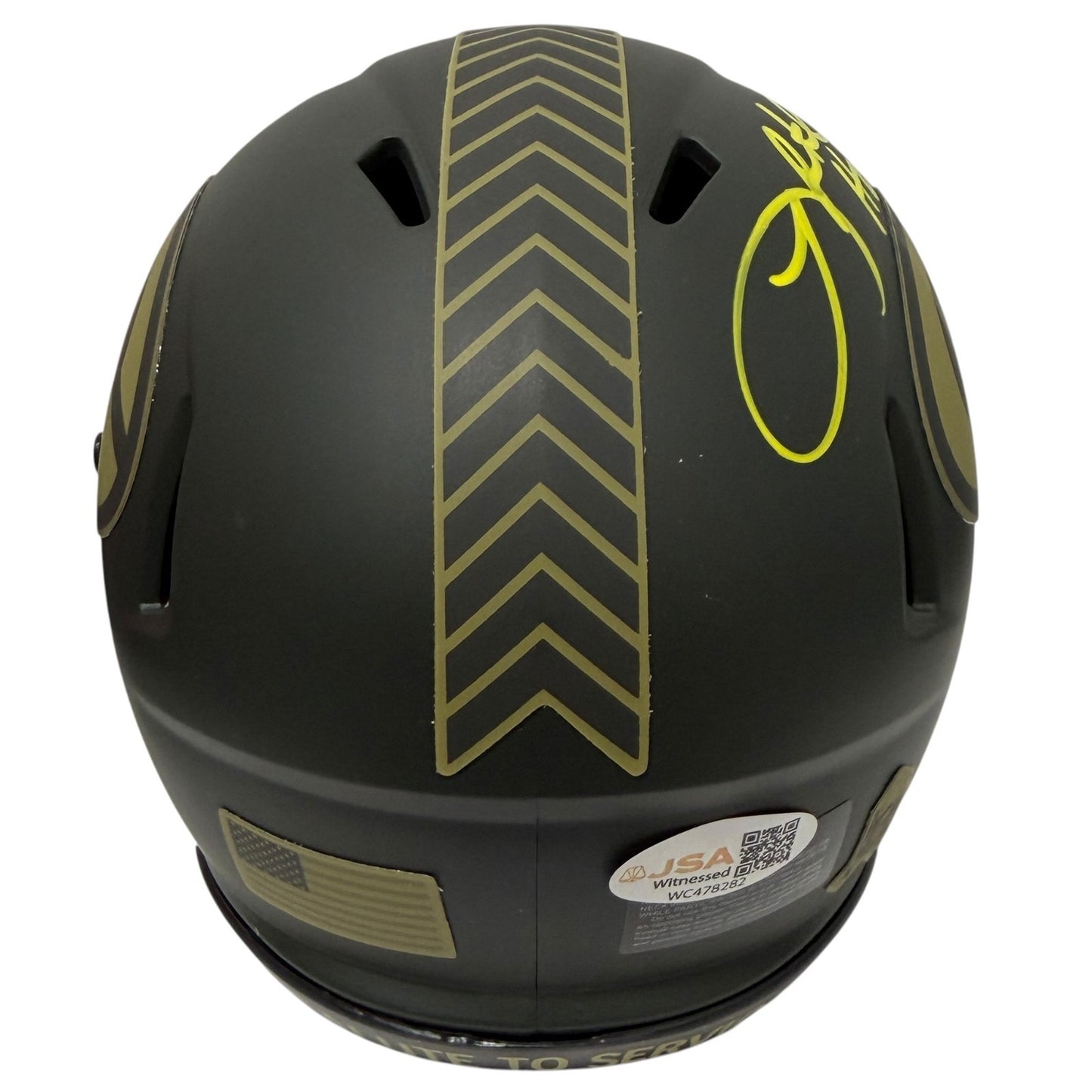 LeRoy Butler Signed Green Bay Packers Salute 24 Mini Helmet (HOF 22) JSA