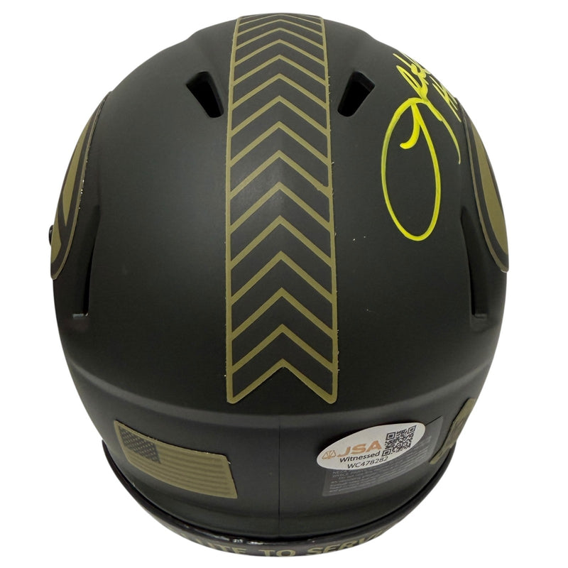 LeRoy Butler Signed Green Bay Packers Salute 24 Mini Helmet (HOF 22) JSA