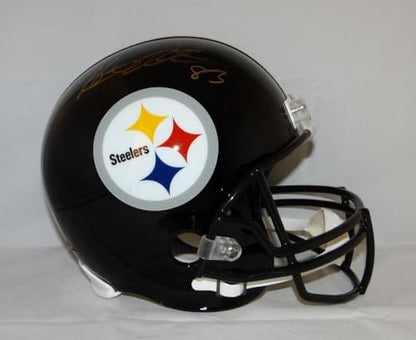 Heath Miller Signed Pittsburgh Steelers Gold Full Size Helmet