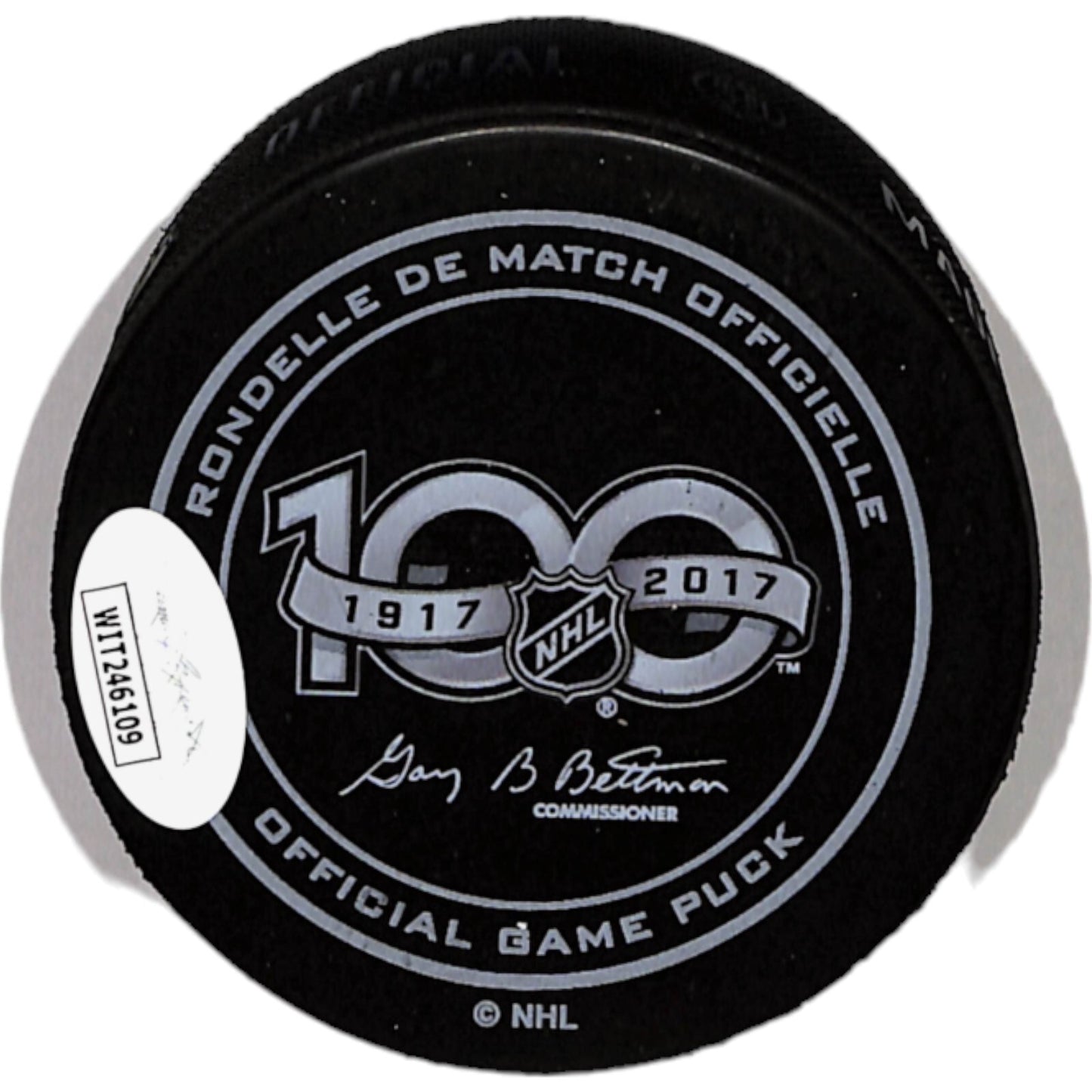 Nathan MacKinnon Signed Colorado Avalanche 2017 ASG Hockey Puck - JSA