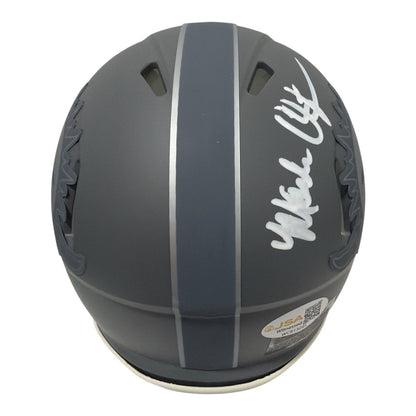 Mark Clayton Signed Miami Dolphins Slate Mini Helmet