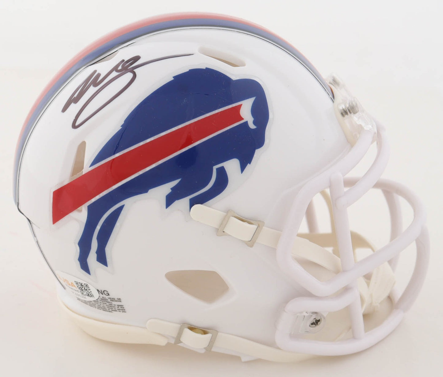 Willis McGahee Autographed Buffalo Bills Mini Helmet
