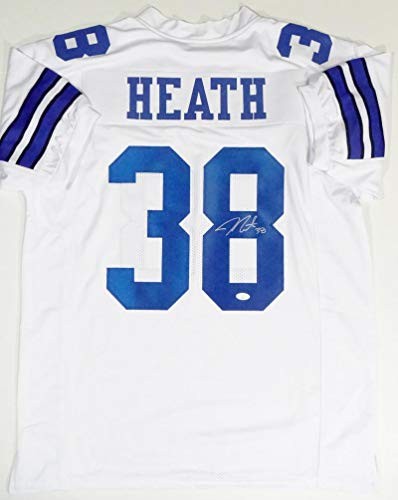 Jeff Heath Autographed White Custom Jersey