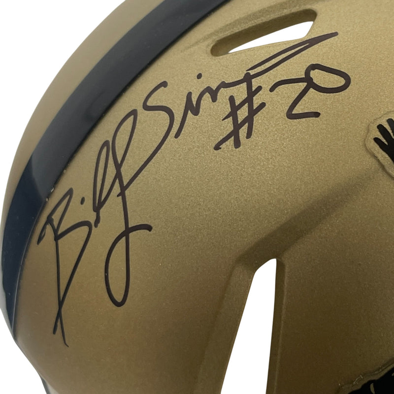 Billy Sims Signed Heisman Mini Helmet '78 Heisman Beckett Witnessed